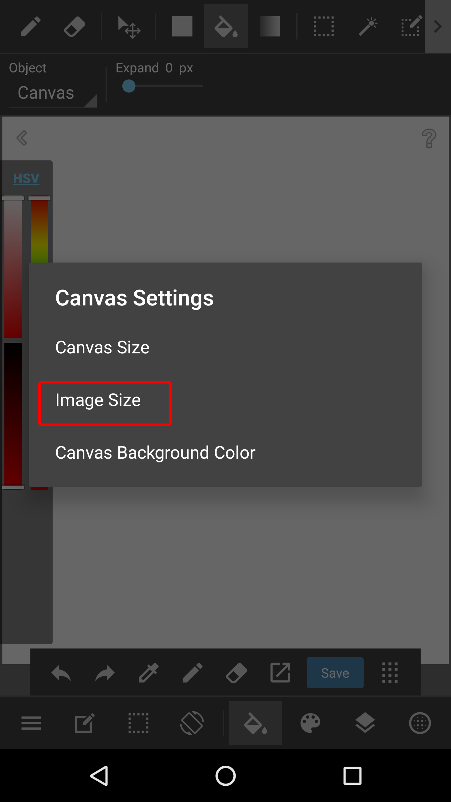 Medibang Paint Android Changing The Canvas Size Medibang Paint