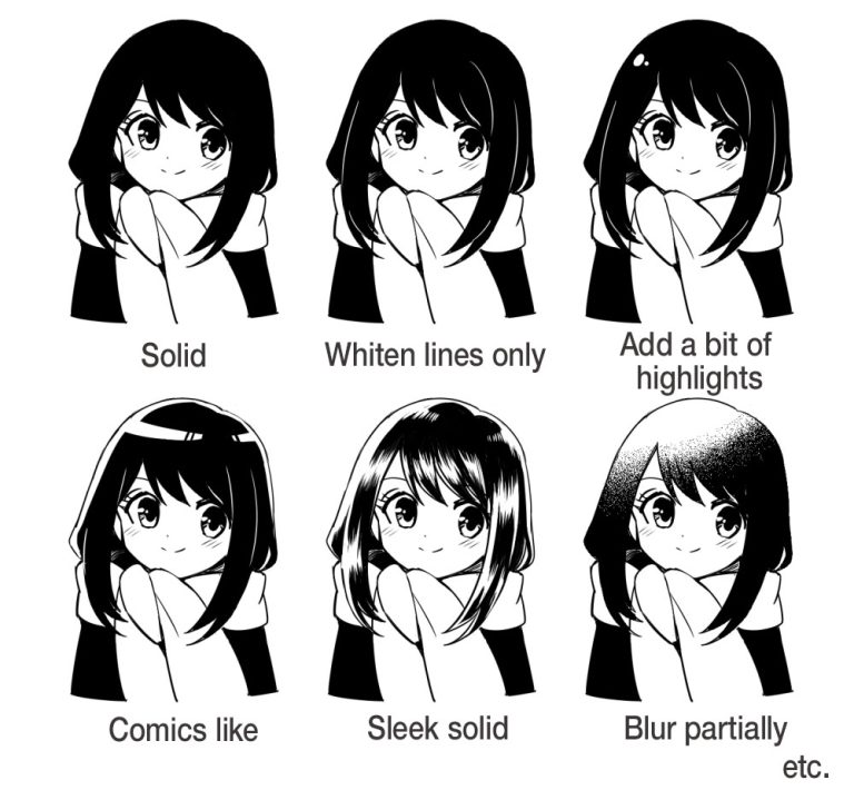 Manga Tutorial For Beginners Fill In With Black Medibang Paint