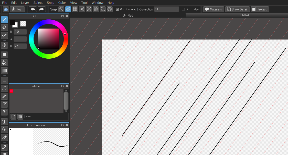 (2)Drawing Manga MediBang Paint