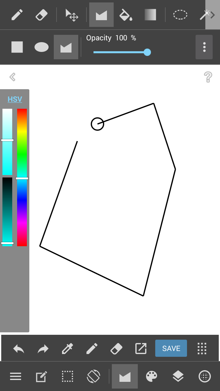 Making Shapes in MediBang Paint Android MediBang Paint