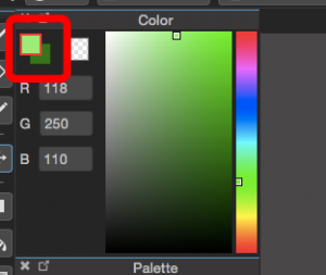 add a color to paintbrush for mac