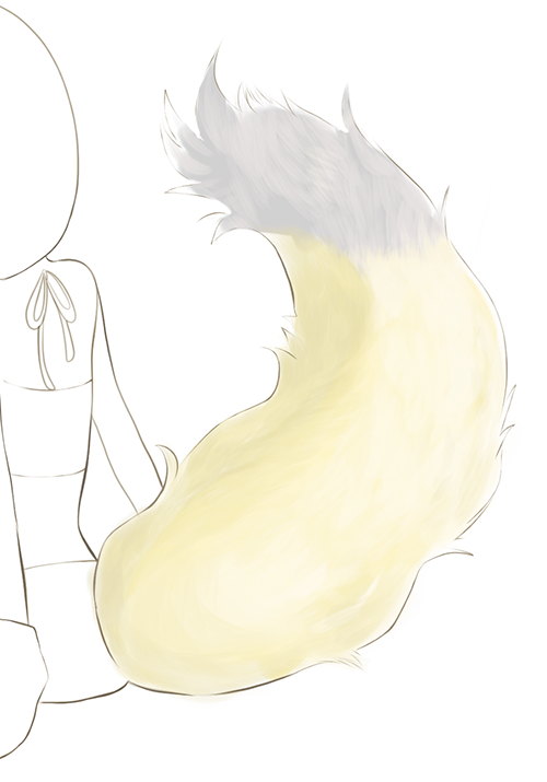 How To Draw A Cat With A Fluffy Tail - How To Draw Anime Dogs Step By