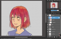 Color hair with the watercolor brush! | MediBang Paint