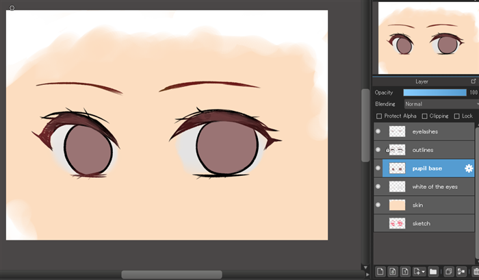 Anime Girl Base With Eyes PNG Image With Transparent Background  TOPpng