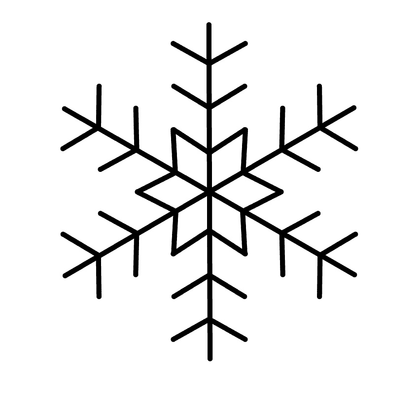 How to Draw a Snowflake MediBang Paint