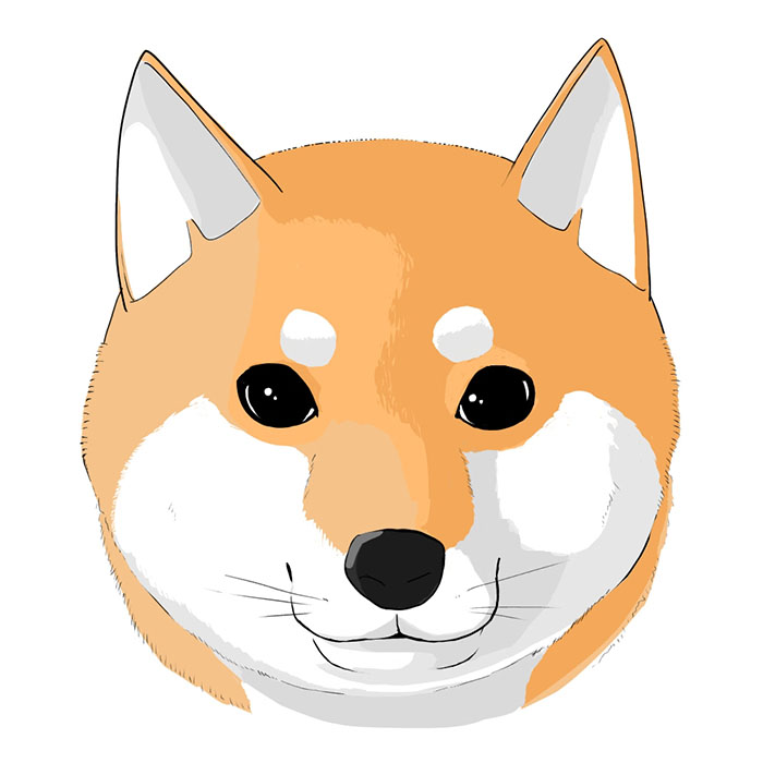 How to draw a dog 1 How to draw a basic face MediBang Paint