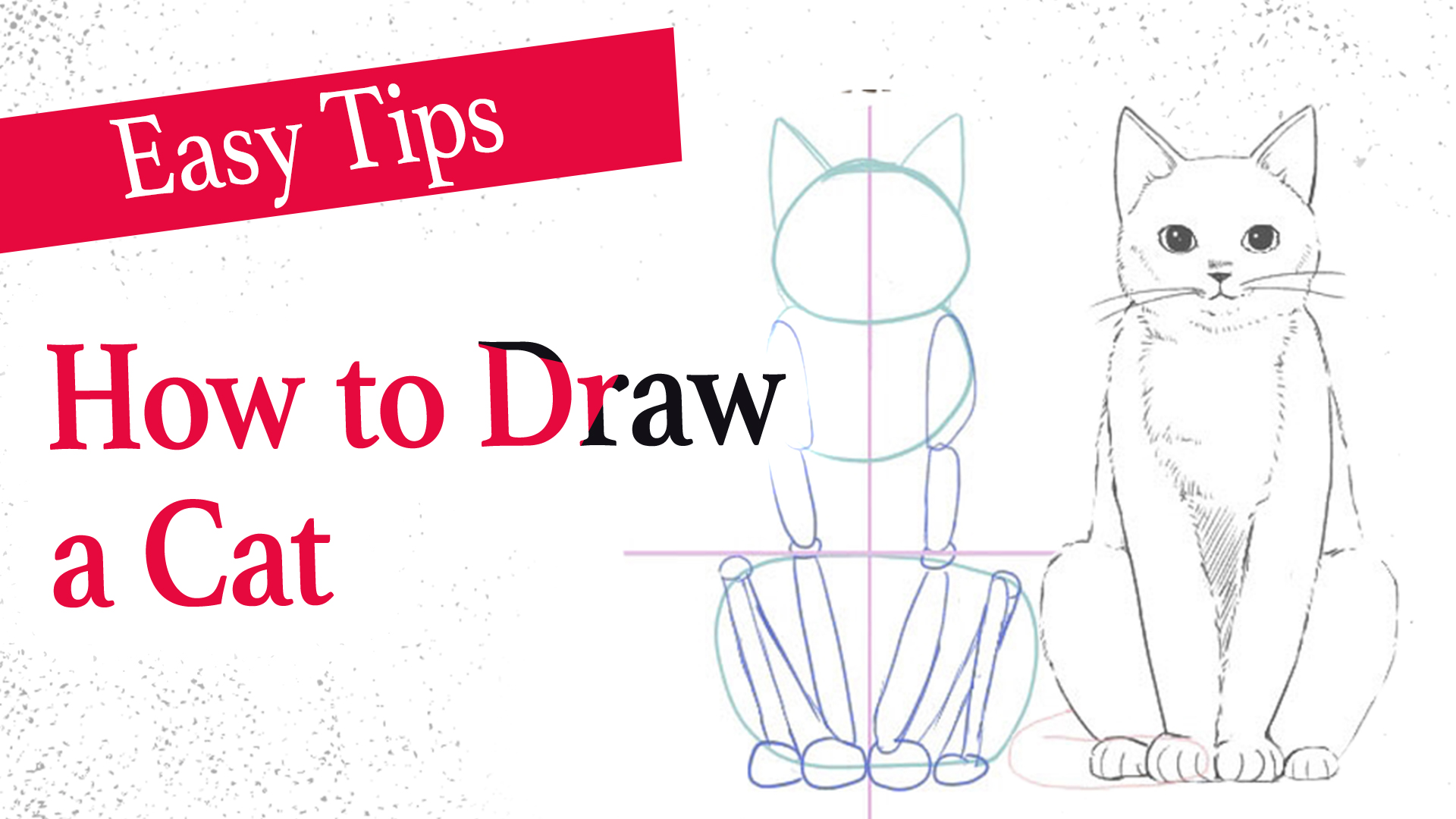 Easy cat. How to draw a Cat easy. Drawing Cat easily.