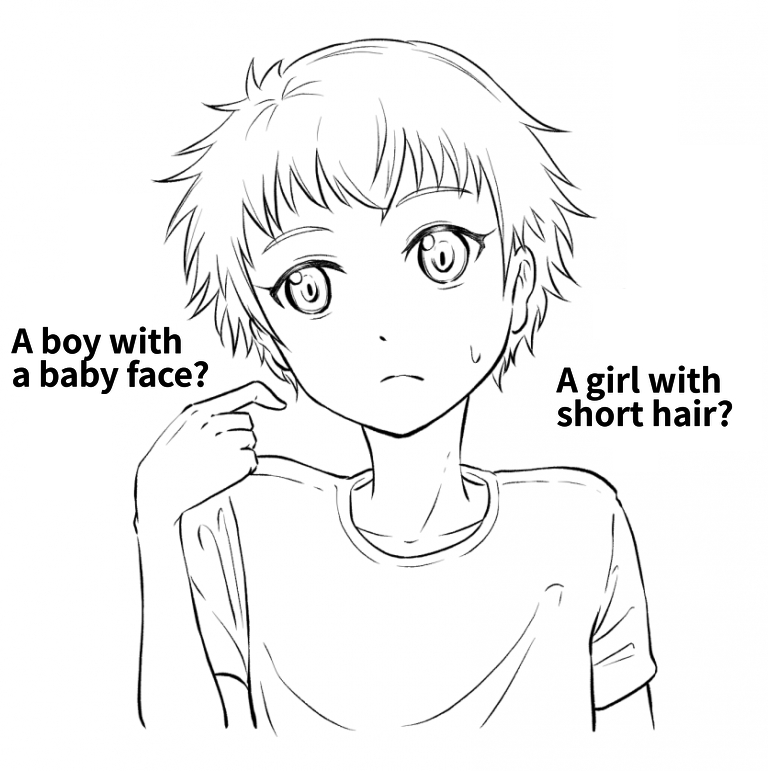 How to draw anime girl's hair (part-1)