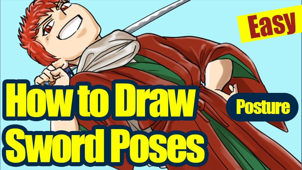 [Easy Tips] How to Draw Sword Poses [Enhance Your Character] | MediBang