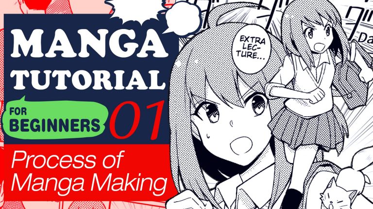 Manga Tutorial for Beginners 01 Process of Manga Making | MediBang Paint