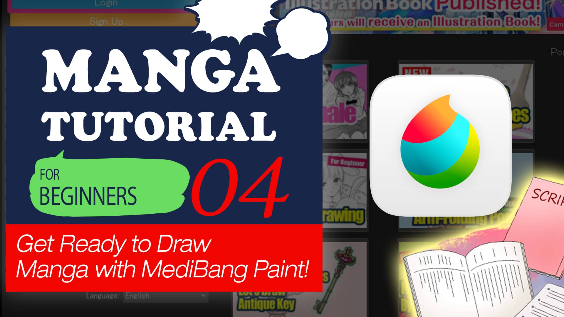 Manga Tutorial for Beginners 04 Get Ready to Draw Manga with ...