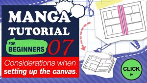 Manga Tutorial for Beginners 07 Considerations when setting up the canvas.