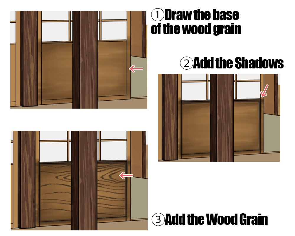 How to draw Shadow (Doors) 