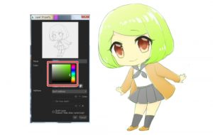 Easily change the color of your line art with 8bit layers
