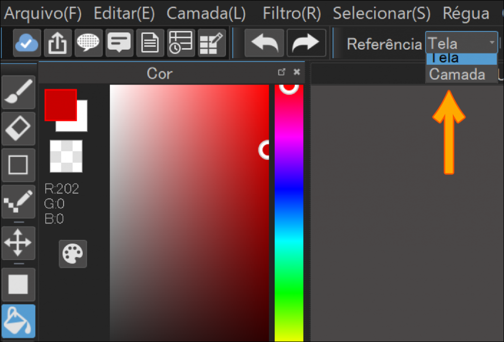 (1)Usando ferramentas MediBang Paint