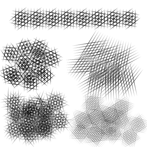 カケアミ 重ね メディバンペイント Medibang Paint