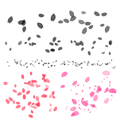 花びら 桜 メディバンペイント Medibang Paint