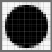 Small circle with anti-aliasing