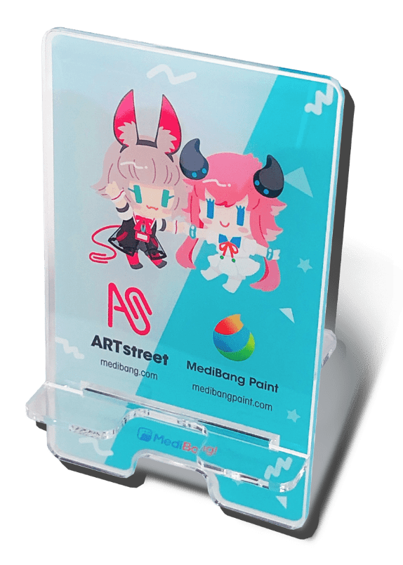 ART street x MediBangPaint Original Acrylic Smartphone Stand