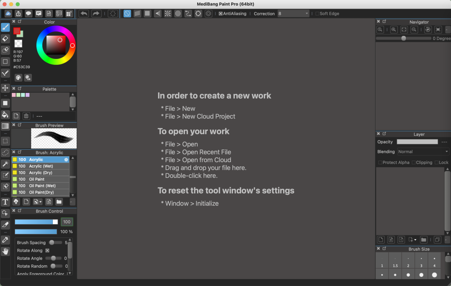 Launching MediBang Paint MediBang Paint the free digital painting
