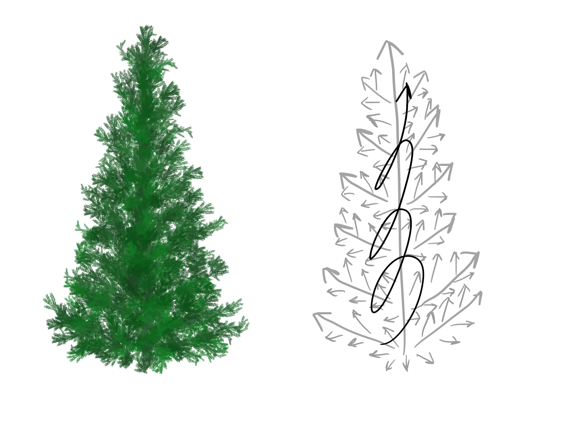 クリスマスツリーを描いてみた Medibang Paint 無料のイラスト マンガ制作ツール