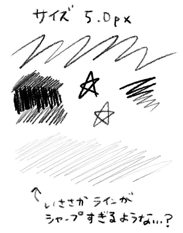 鉛筆 ざらざら の設定を変えて自分好みのブラシにしよう メディバンペイント Medibang Paint