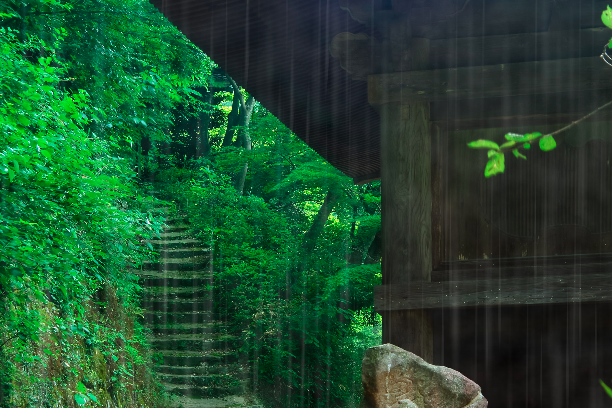風景写真に雨を合成しよう Medibang Paint 無料のイラスト マンガ制作ツール