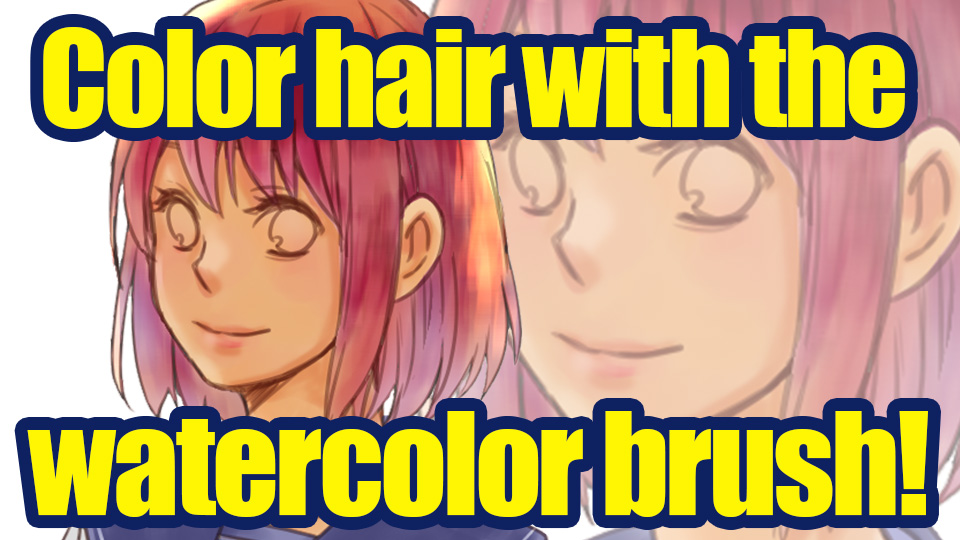 anime brushing hair