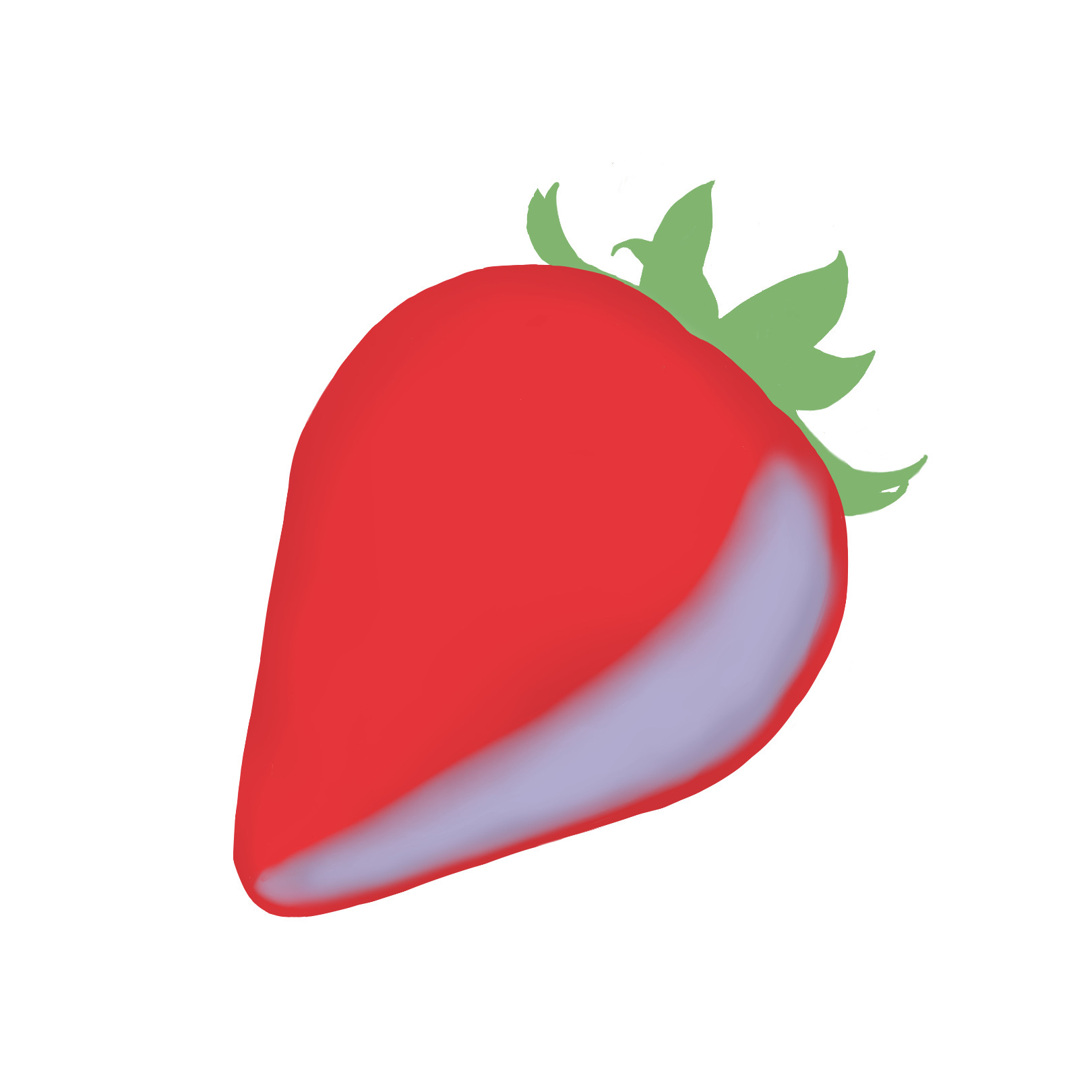 Tutorial: como dibujar una frutilla o fresa. (Imagen 3 de 9)