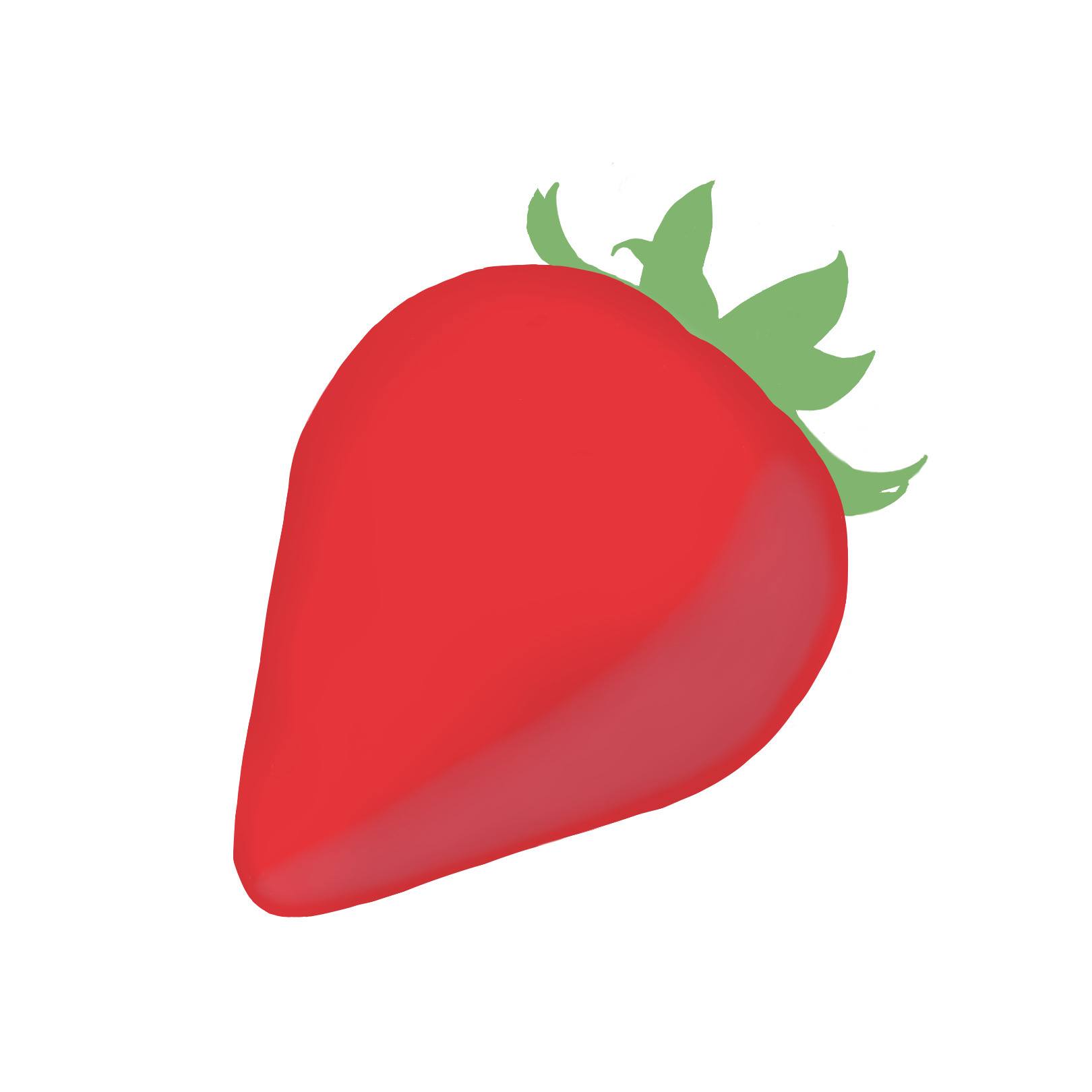 Tutorial: como dibujar una frutilla o fresa. (Imagen 4 de 9)