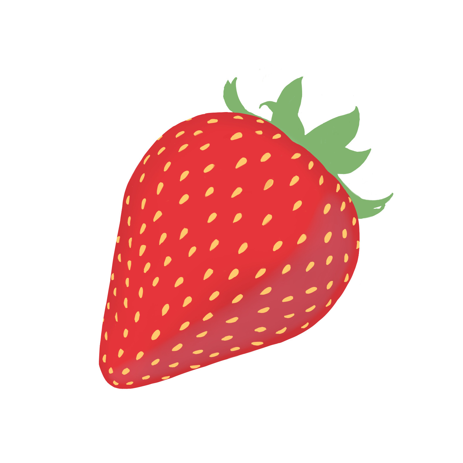 Tutorial: como dibujar una frutilla o fresa. (Imagen 5 de 9)