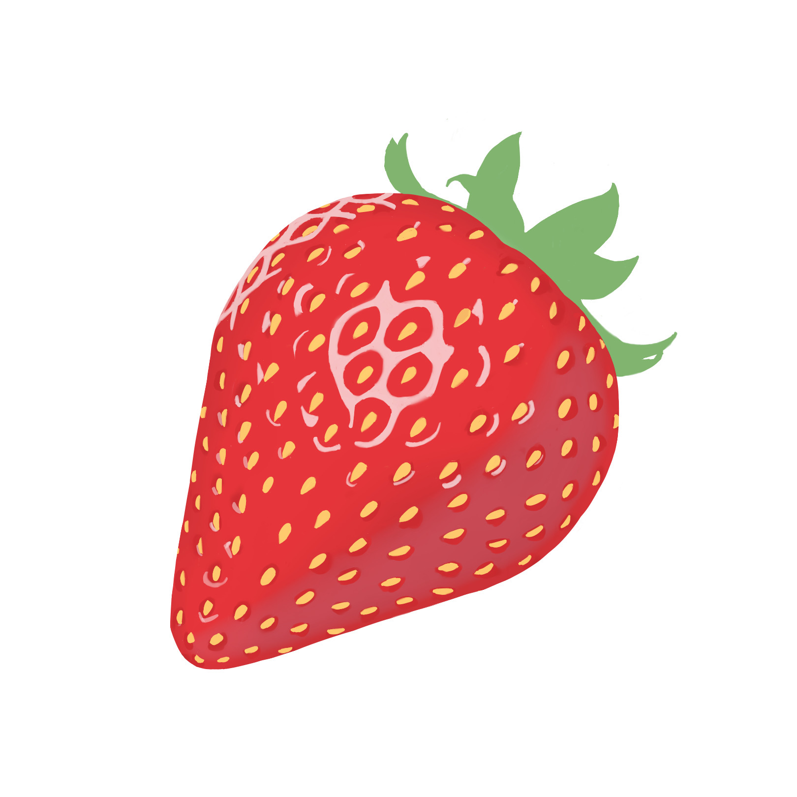 Imagen de una frutilla. A strawberry image
