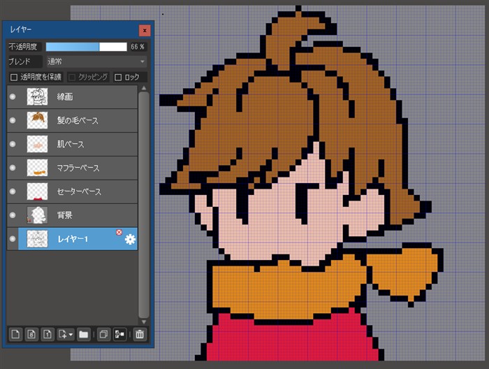 ドット絵を描いてみよう 実践編 メディバンペイント Medibang Paint