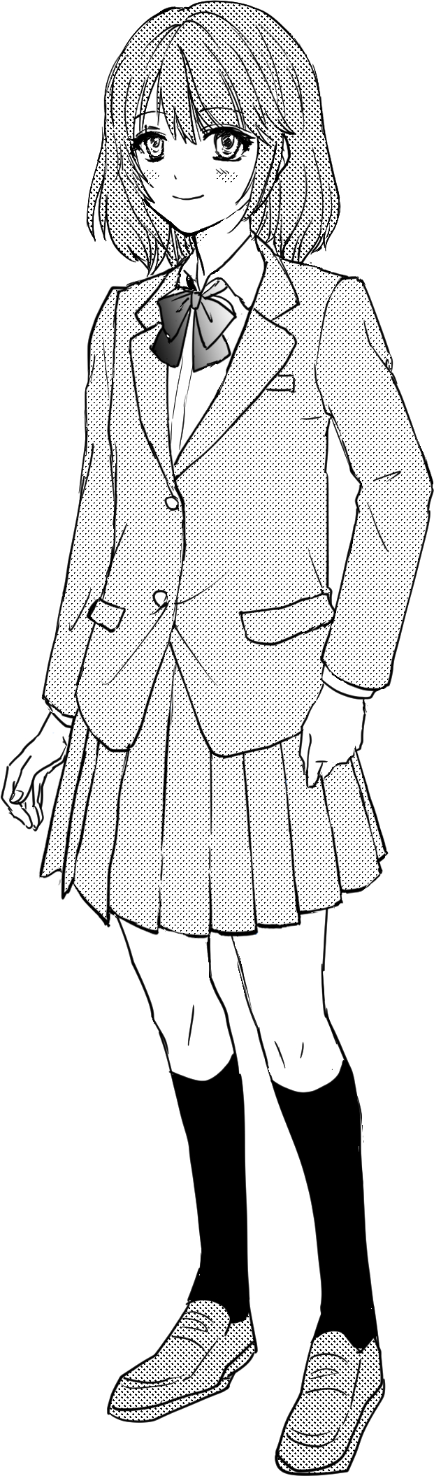 女子編 制服の描き方 いろいろな制服を描いてみよう Medibang Paint 無料のイラスト マンガ制作ツール