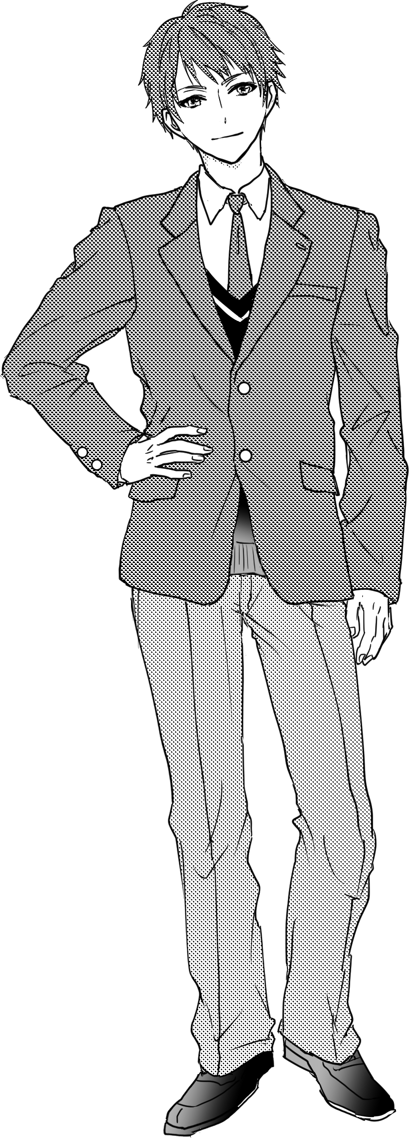 男子編】制服の描き方【いろいろな制服を描いてみよう】 | MediBang