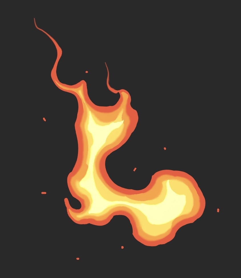 Anime fire, flame effect, cartoon, animation png | PNGWing