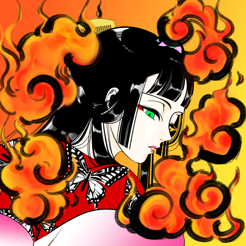 How To Draw A Japanese Style Flame In 3 Easy Steps Medibang Paint