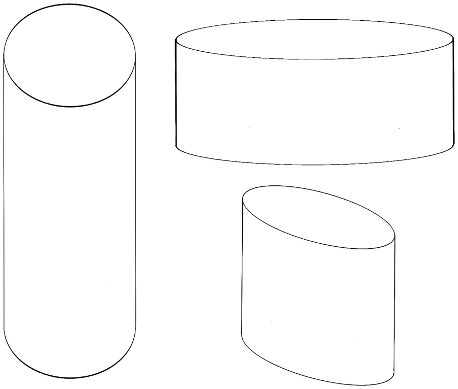 how to draw a cylinder