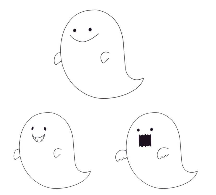 Ideas para diseños de fantasmas para noche de brujas