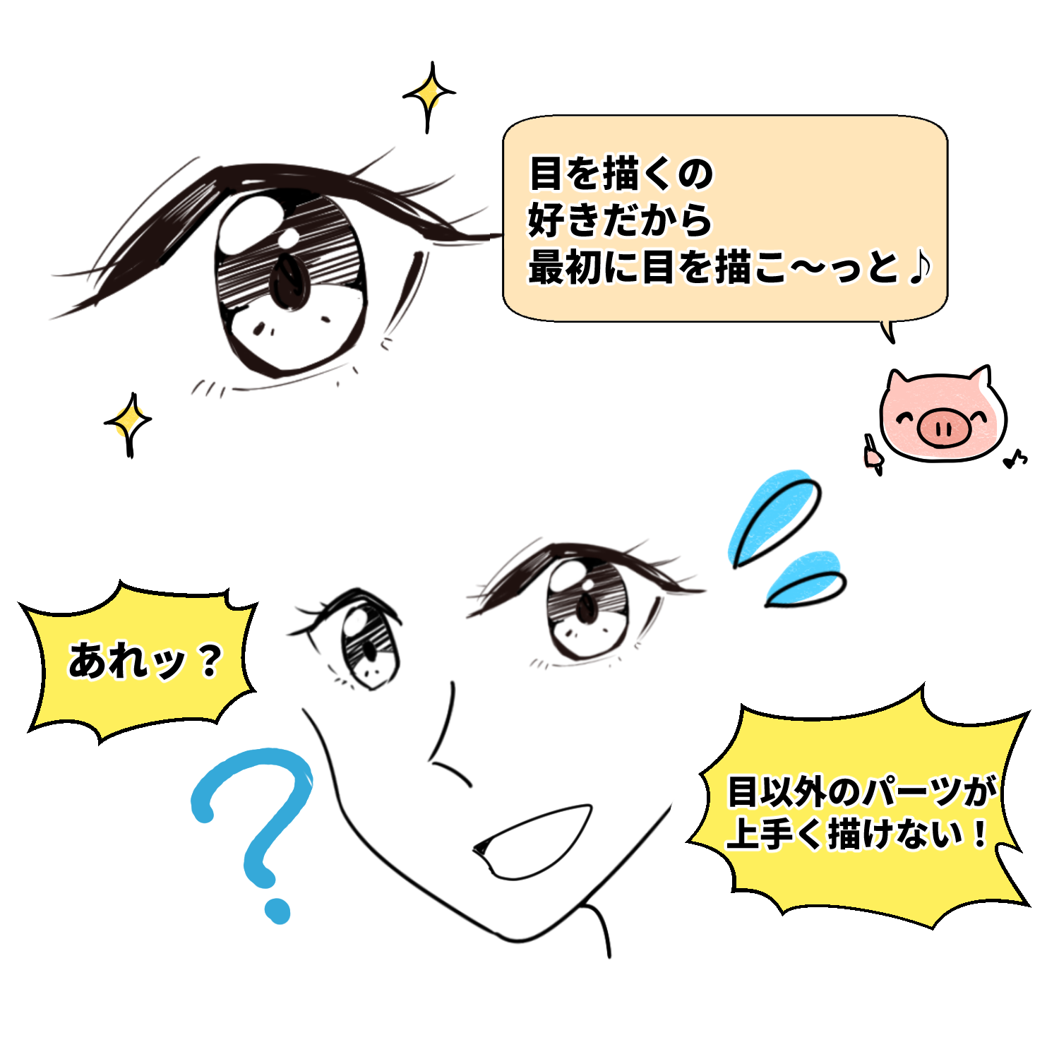 初心者向け 顔のバランスの取り方 基本のアタリの取り方を学ぼう メディバンペイント Medibang Paint