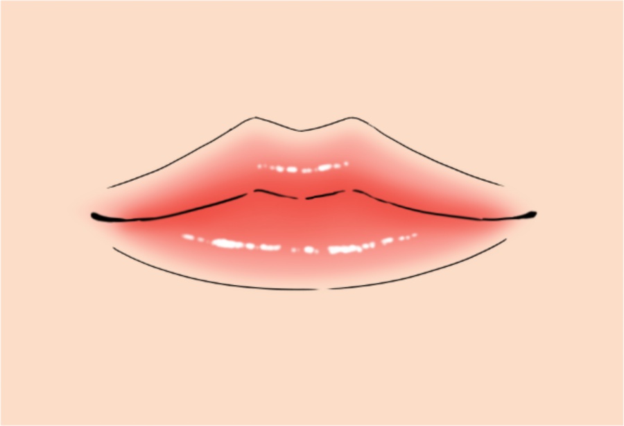 How to Draw Lips From 3 Different Views