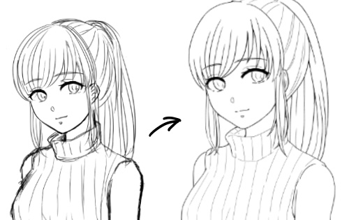 Tips for Drawing Digital Anime Line Art!