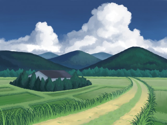 Dibujemos una ilustración de un paisaje (Parte 1) | MediBang Paint - the  free digital painting and manga creation software