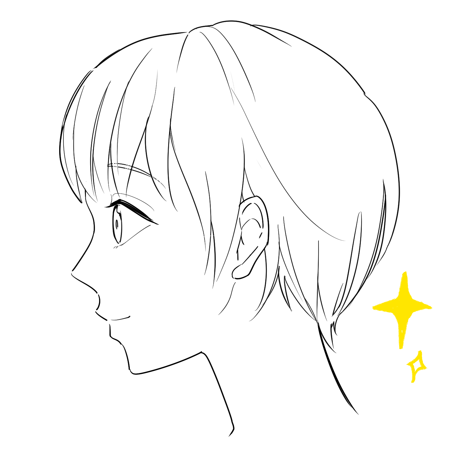 Perfil manga  Drawing tips, Art reference, Drawing tutorial