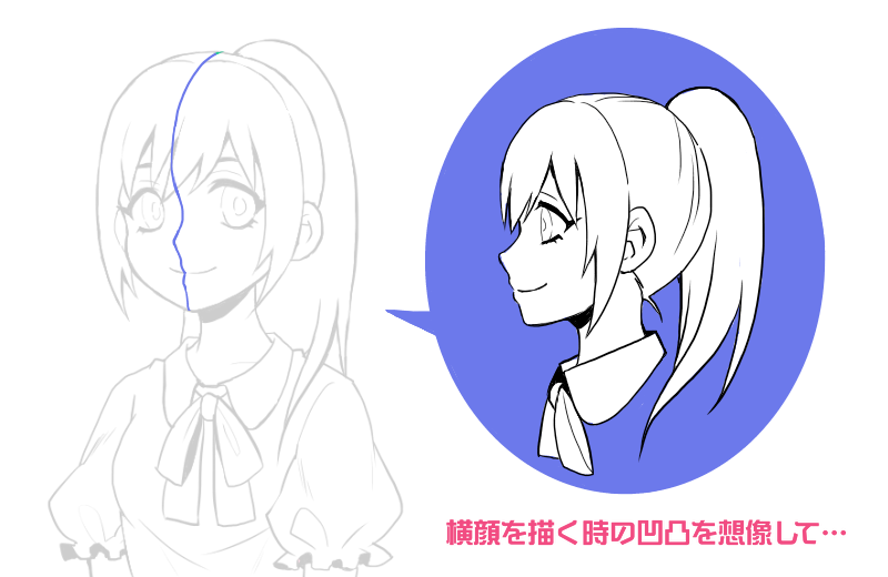 顔のバランスが悪い ポイントを抑えて顔の描き方をマスターしよう メディバンペイント Medibang Paint