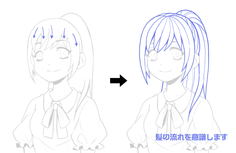 顔のバランスが悪い ポイントを押さえて顔の描き方をマスターしよう メディバンペイント Medibang Paint