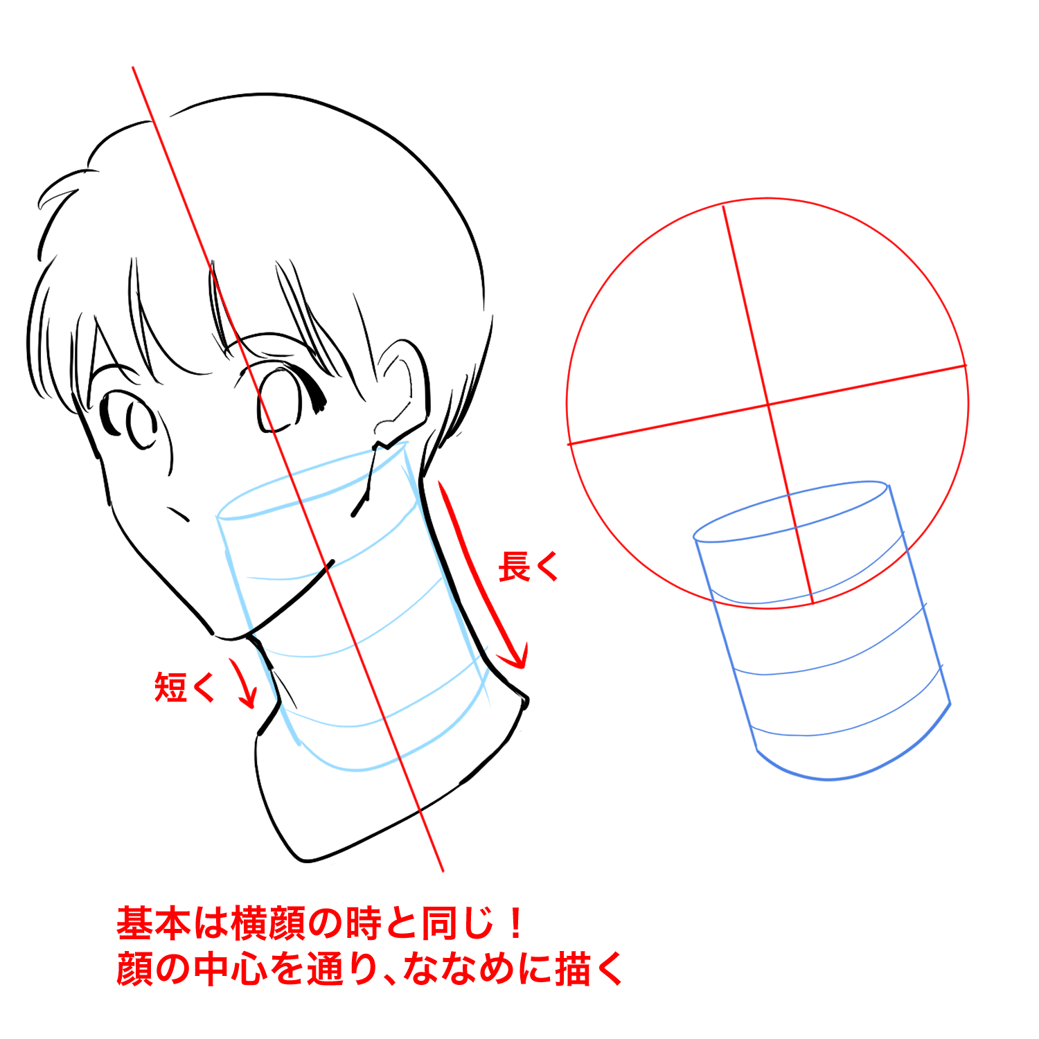 初心者向け 首の描き方を学ぼう メディバンペイント Medibang Paint