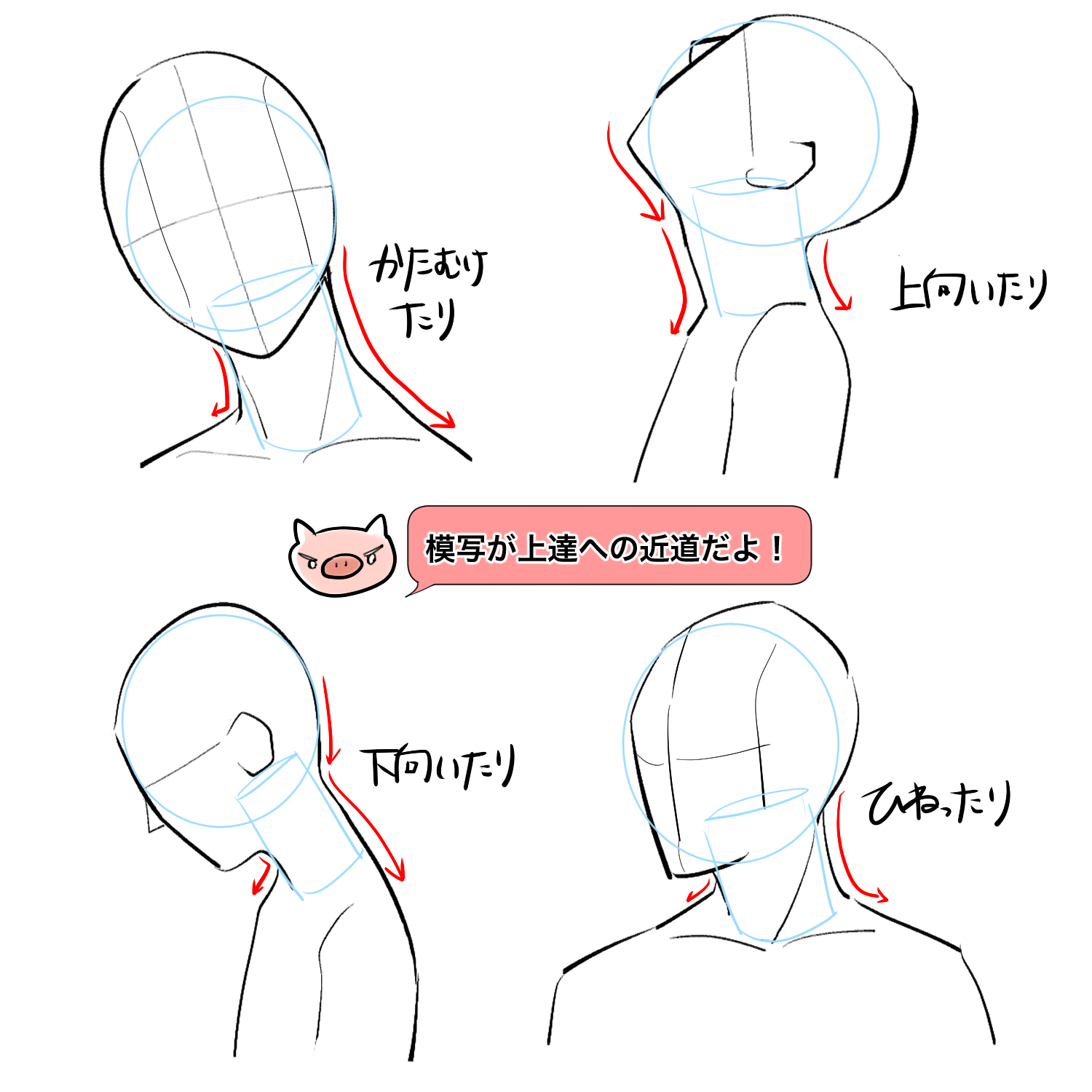 【初心者向け】首の描き方を学ぼう！ | MediBang Paint – 無料のイラスト・マンガ制作ツール