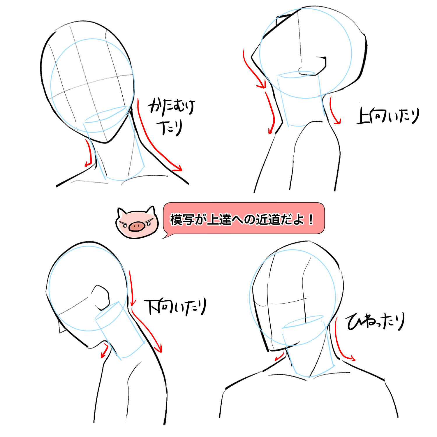 初心者向け 首の描き方を学ぼう メディバンペイント Medibang Paint