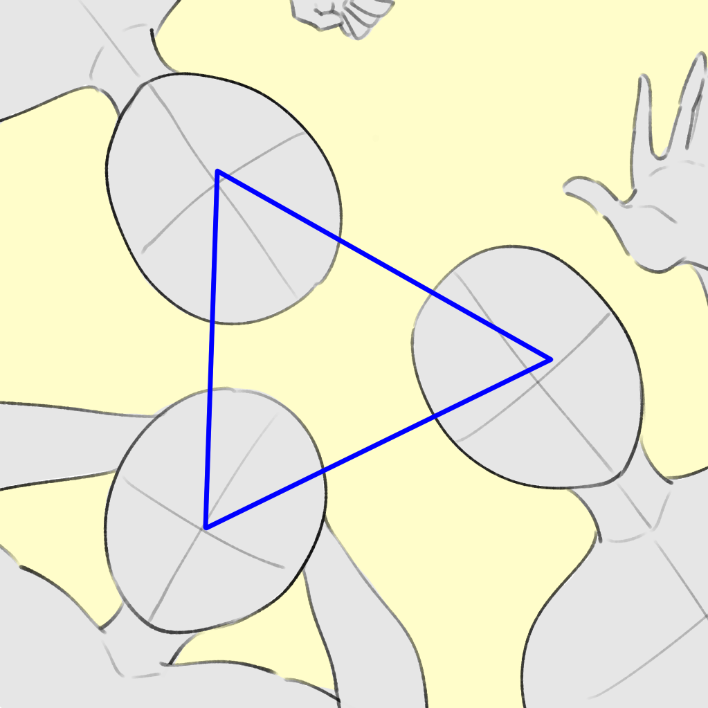 初心者向け 構図に迷ったら 複数の人物を描く時の構図 配置アイディア メディバンペイント Medibang Paint